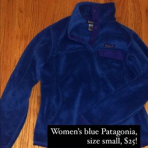 Women’s Blue Patagonia Pullover